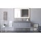 Castello Usa Amazon 48" Wall Mounted Gray Vanity With Gray Top And Chrome Handles CB-MC-48G-CHR-2056-GR - alternate 8